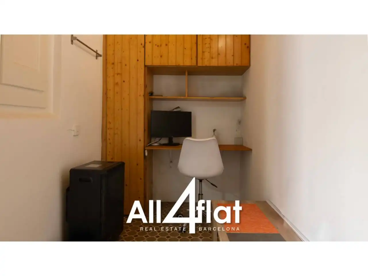Wohnung zur Miete in L'Hospitalet de Llobregat mit Klimaanlage, Privatgarten und Möbliert