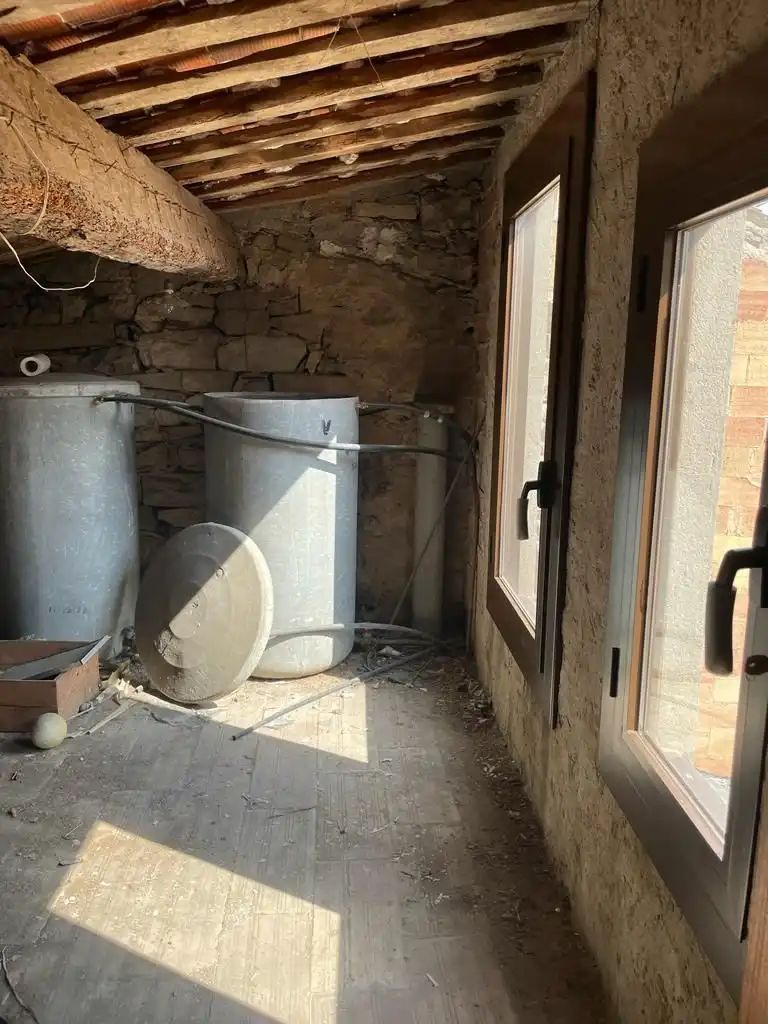 Vista exterior de Casa adosada en venta en Tàrrega con Calefacción, Jardín privado y Terraza