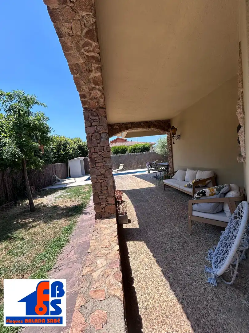 Terraza de Casa o chalet en venta en Sant Esteve de Palautordera con Aire acondicionado, Calefacción y Jardín privado