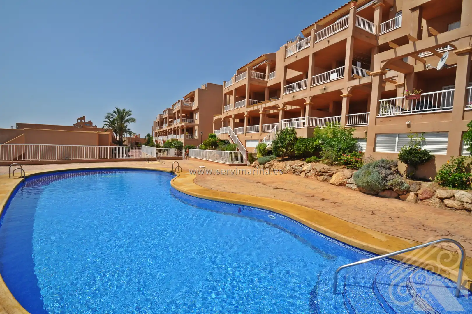 Piscina de Apartament en venda en Mojácar amb Terrassa, Moblat i Piscina comunitària