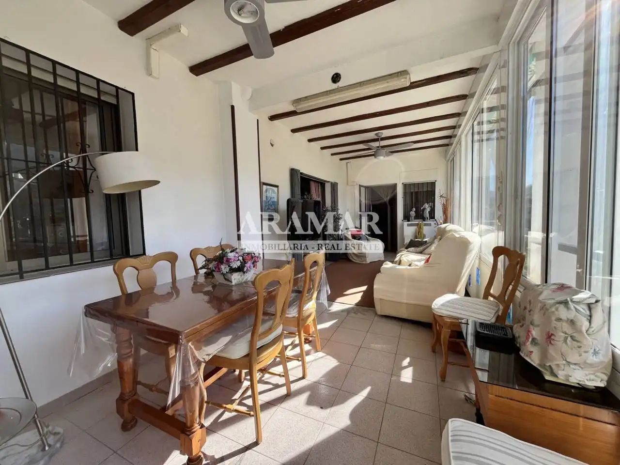 Terraza de Casa o chalet en venta en L'Atzúbia con Amueblado