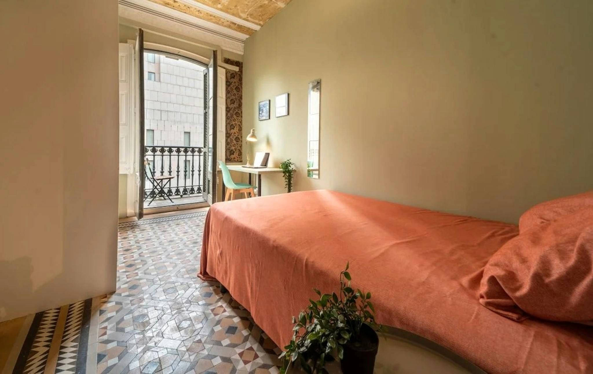 Dormitori de Pis per a compartir en  Barcelona Capital amb Calefacció, Moblat i Rentadora