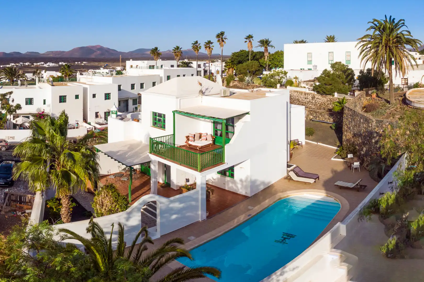 Vista exterior de Casa o chalet en venta en Yaiza con Aire acondicionado, Jardín privado y Terraza
