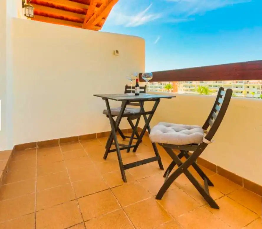 Balcony of Flat for sale in Benalmádena  with Air Conditioner, Terrace and Community pool