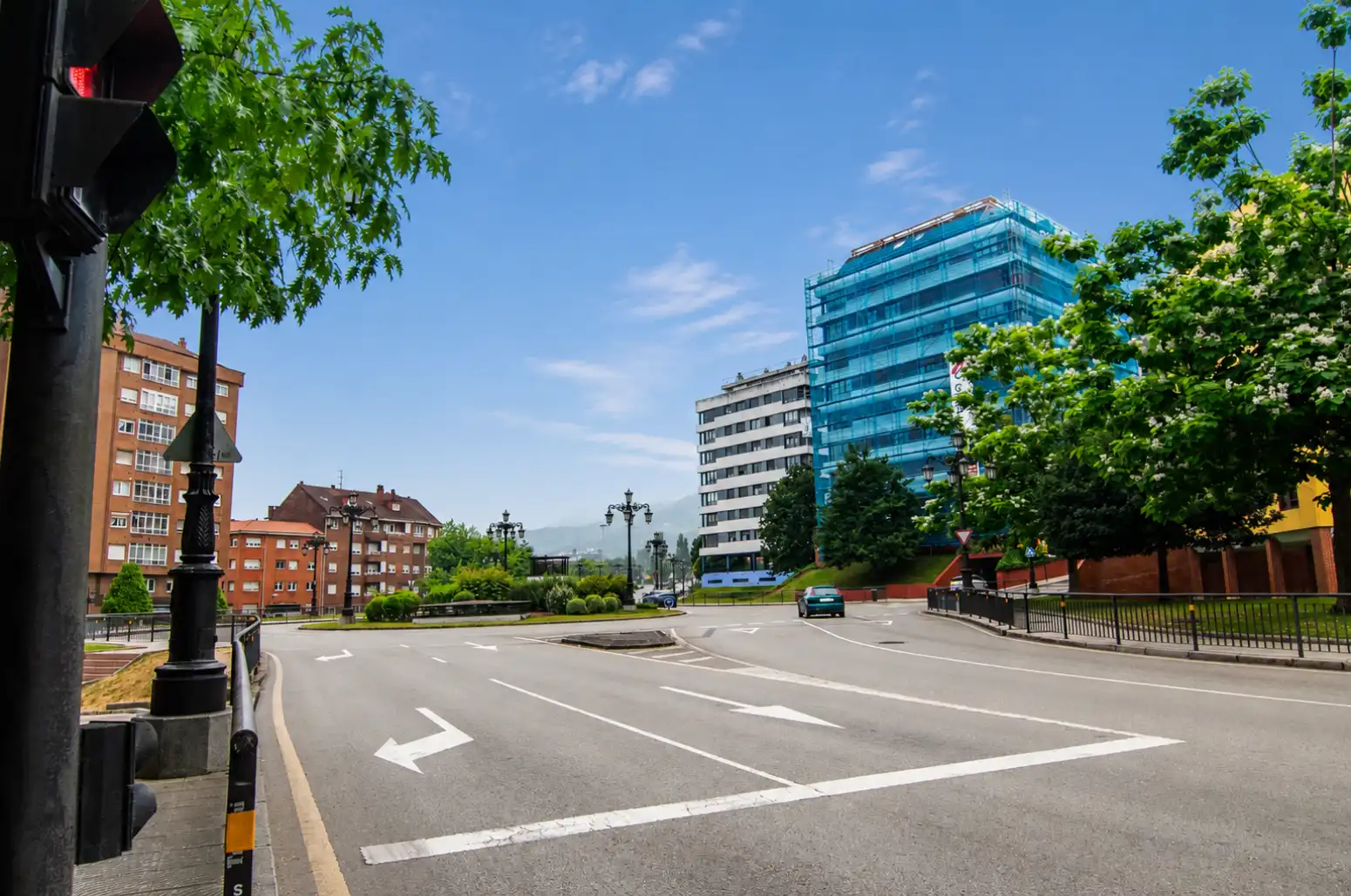 Exterior view of Flat for sale in Oviedo   with Heating, Parquet flooring and Terrace