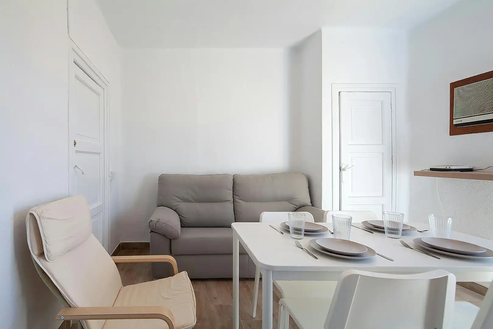 Sala de estar de Piso para compartir en Sevilla con Amueblado y Lavadora
