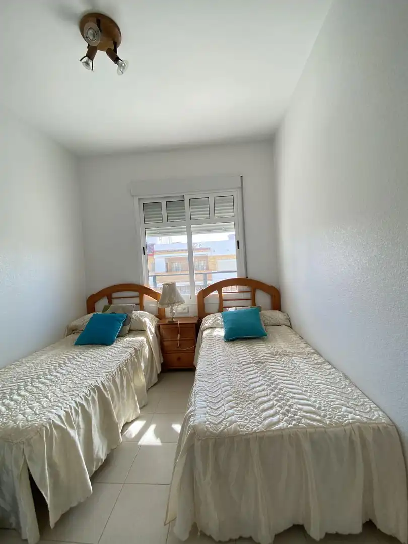 Bedroom of Apartments for rent in La Antilla  with Air Conditioner and Terrace