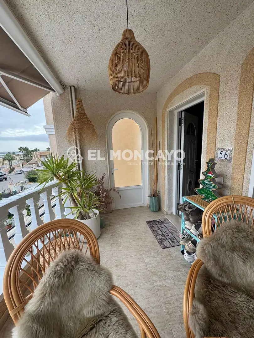 Terraza de Casa adosada en venta en Rojales con Aire acondicionado, Calefacción y Jardín privado