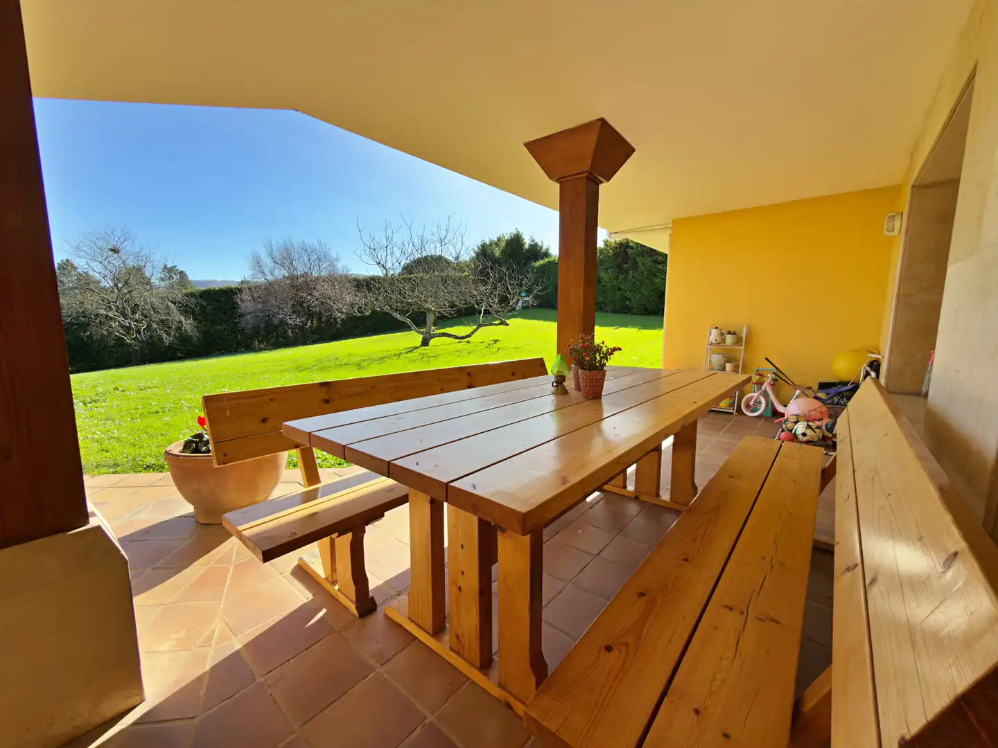 Jardí de Casa o xalet en venda en Gijón  amb Calefacció, Parquet i Terrassa