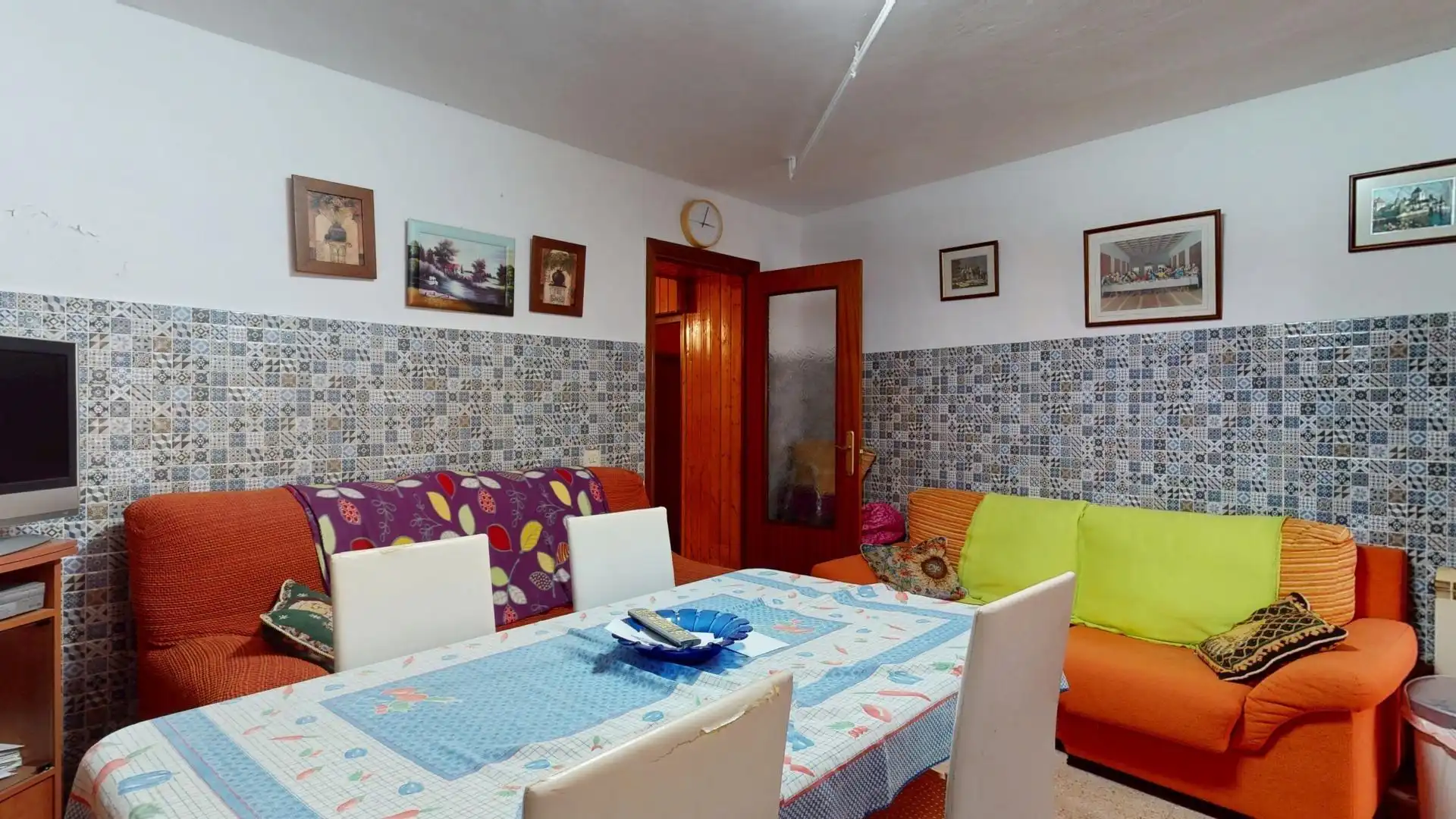 Comedor de Finca rústica en venta en Lumpiaque con Calefacción, Terraza y Amueblado