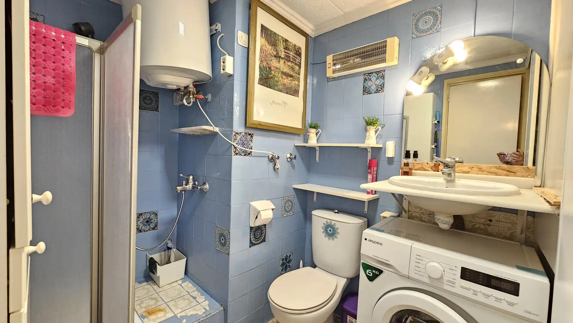 Badezimmer von Wohnung zum Verkauf in Benidorm mit Möbliert