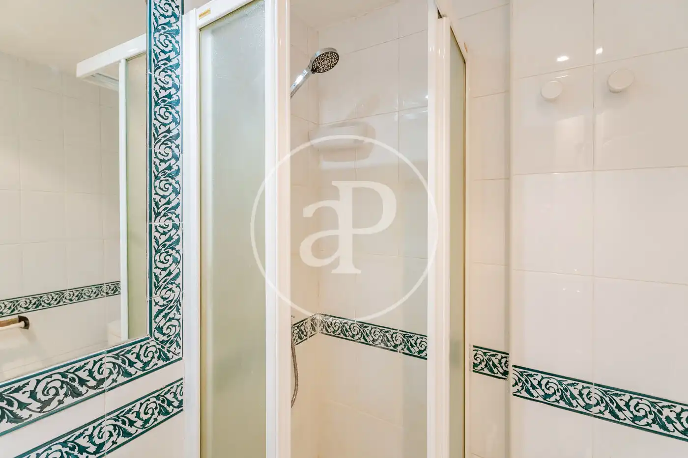 Baño de Piso de alquiler en Madrid con Aire acondicionado, Calefacción y Jardín privado
