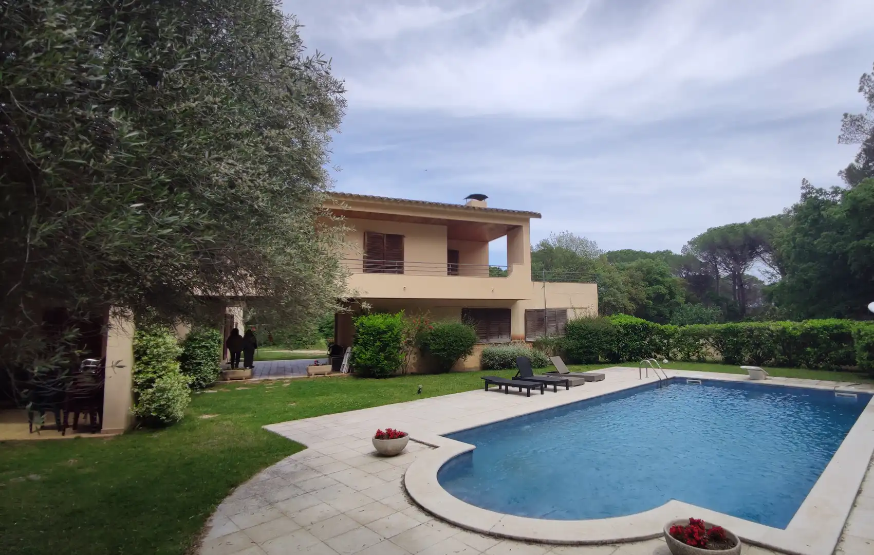 Jardí de Finca rústica en venda en Santa Cristina d'Aro amb Calefacció, Jardí privat i Terrassa