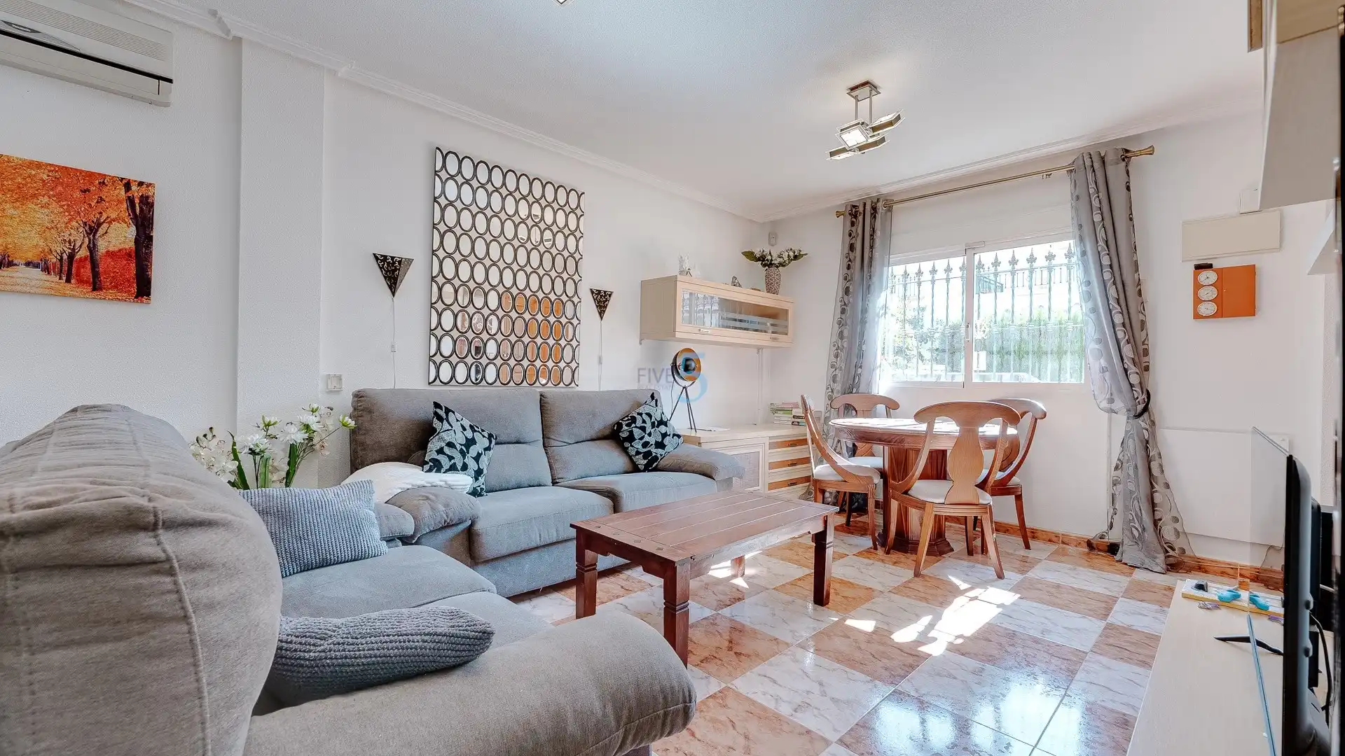 Wohnzimmer von Haus oder Chalet zum Verkauf in Orihuela mit Klimaanlage, Terrasse und Abstellraum