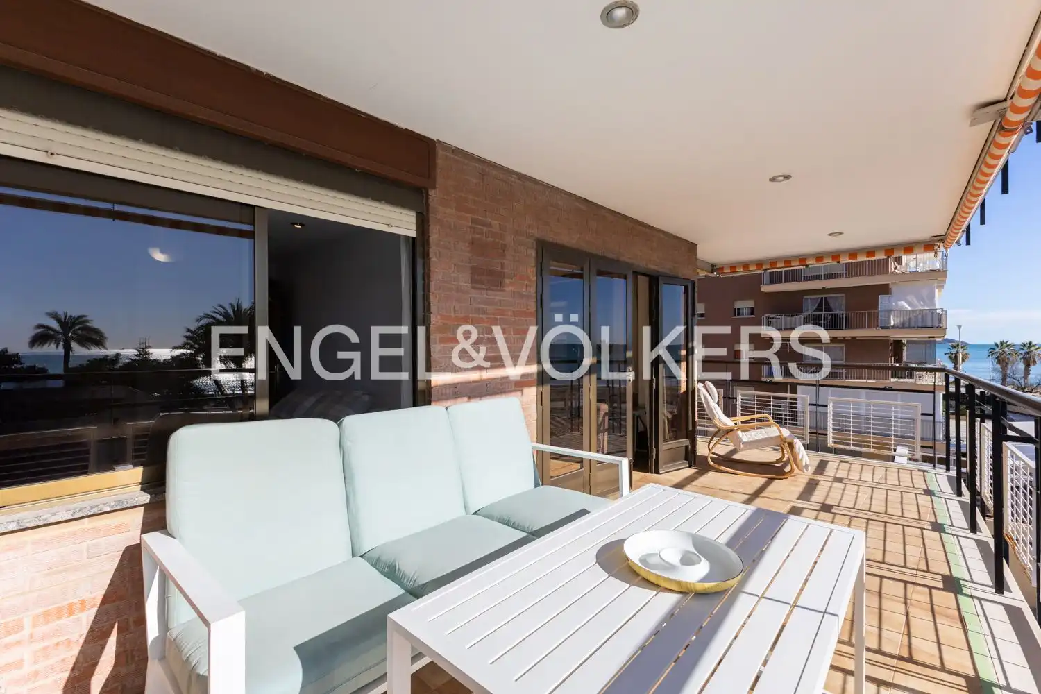 Terrace of Flat for sale in Benicasim / Benicàssim  with Air Conditioner, Heating and Private garden