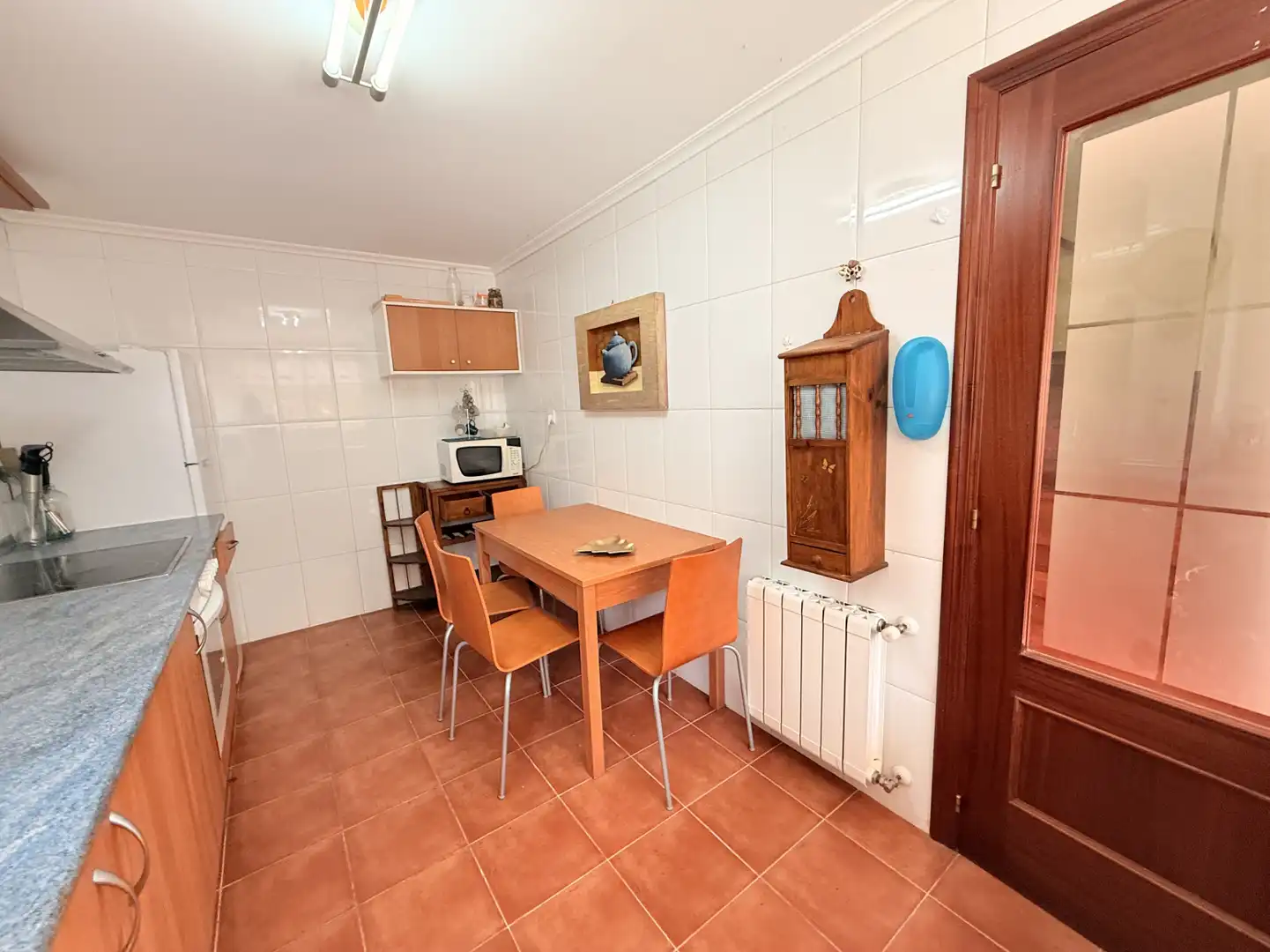 Cocina de Casa adosada en venta en Alfoz de Lloredo con Calefacción, Jardín privado y Terraza