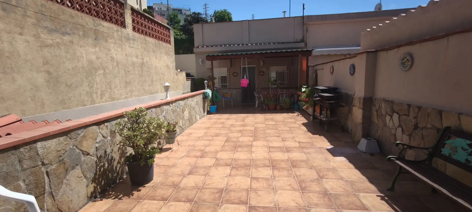Terraza de Casa o chalet en venta en Montgat con Aire acondicionado, Jardín privado y Terraza
