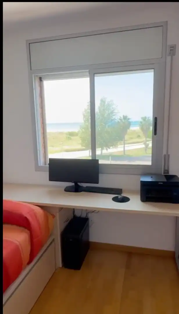 Bedroom of Flat for sale in Cubelles  with Air Conditioner, Heating and Storage room