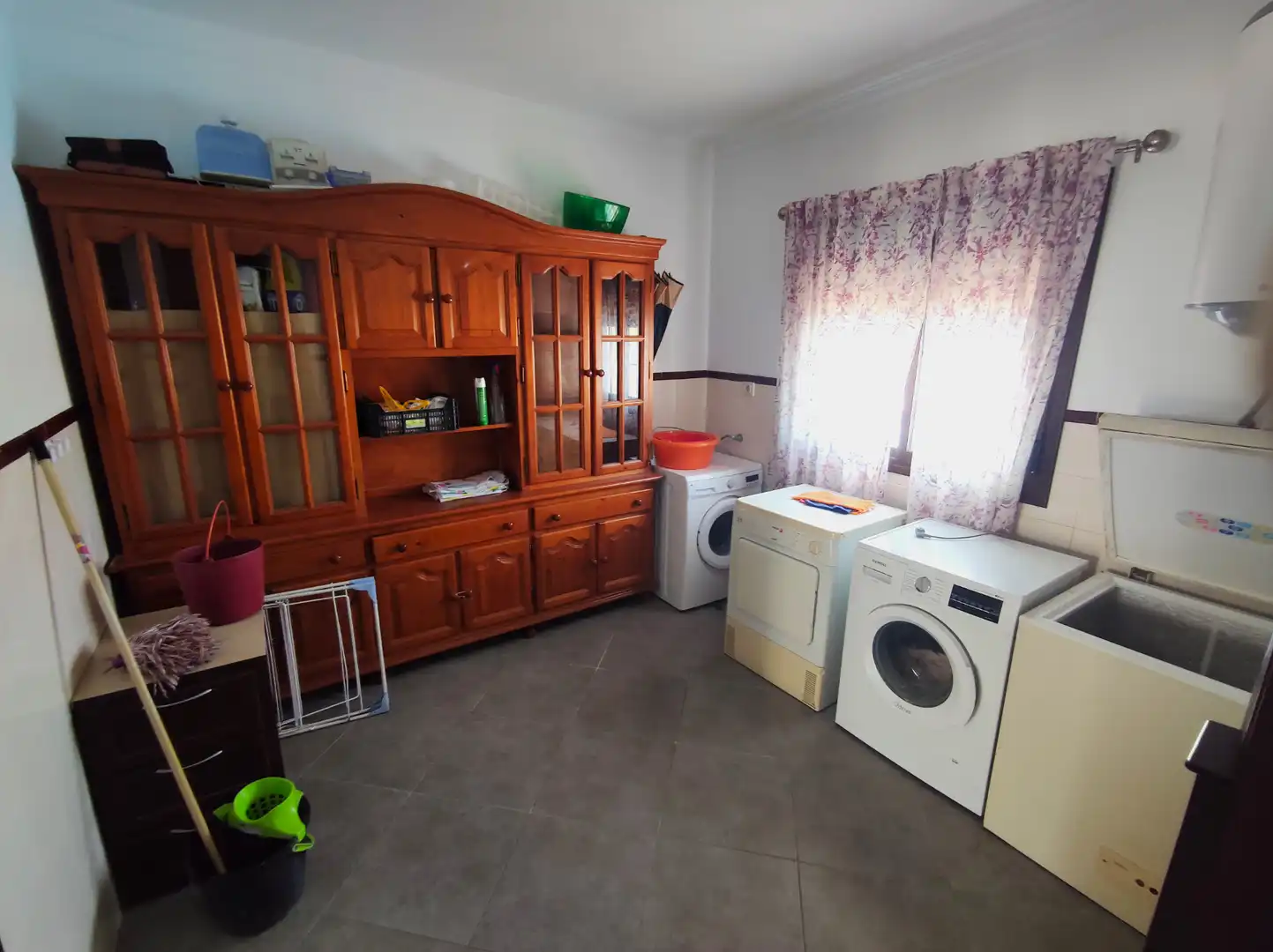Cocina de Finca rústica en venta en El Cuervo de Sevilla con Aire acondicionado, Jardín privado y Terraza