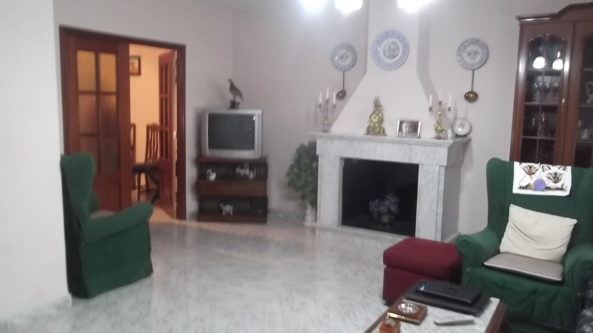 Living room of House or chalet for sale in Villanueva de Alcardete  with Heating, Parquet flooring and Furnished