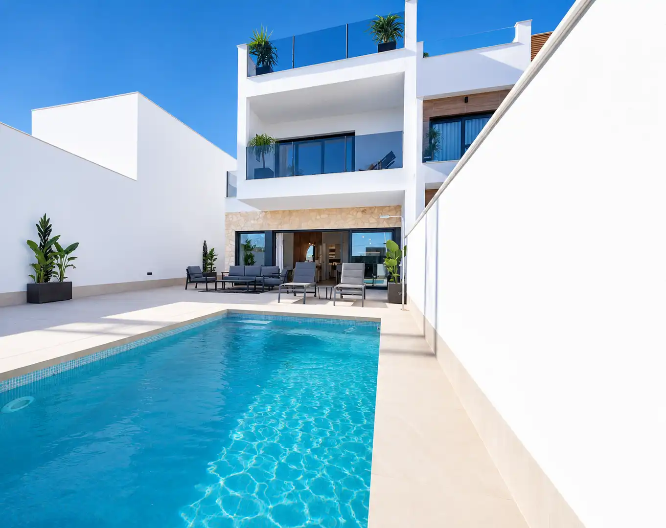 Villa mit Pool zum Verkauf in San Pedro del Pinatar, imagen 2