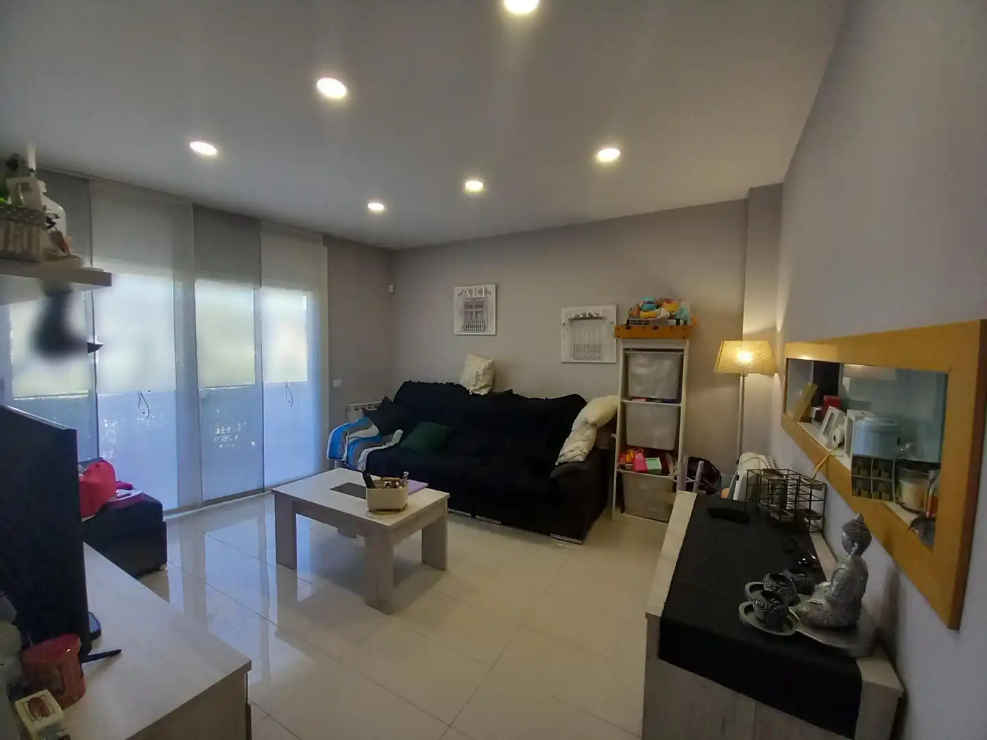 Sala de estar de Piso en venta en Mataró con Balcón