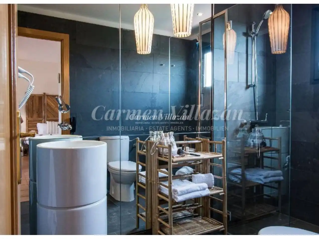 Baño de Apartamento en venta en La Oliva con Terraza, Balcón y Piscina comunitaria