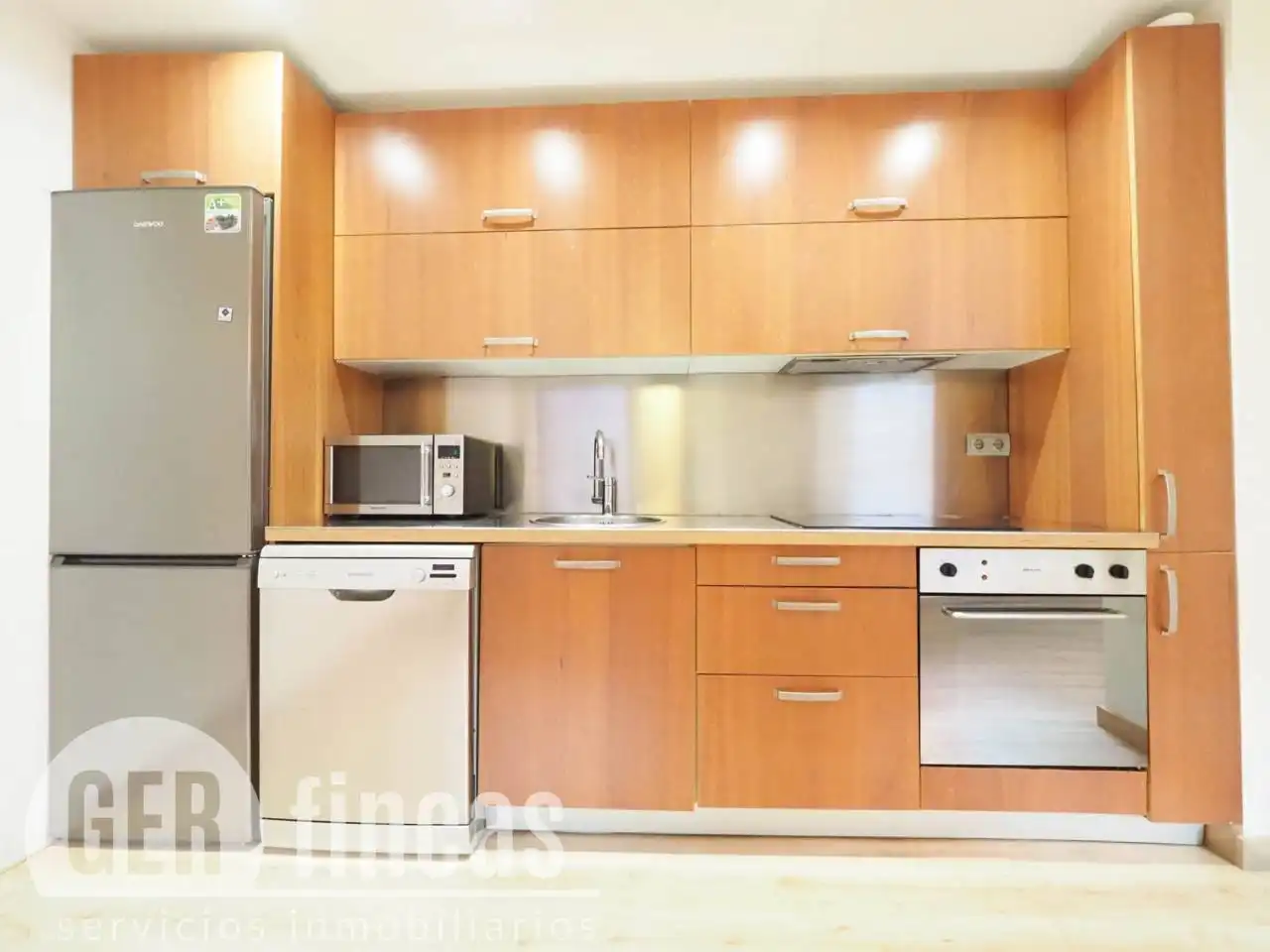 Küche von Maisonette zum Verkauf in Terrassa mit Klimaanlage, Heizung und Parkett