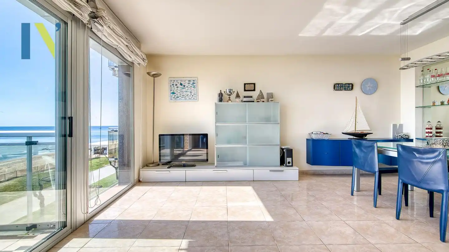 Sala de estar de Apartamento en venta en Calonge i Sant Antoni con Aire acondicionado, Terraza y Trastero