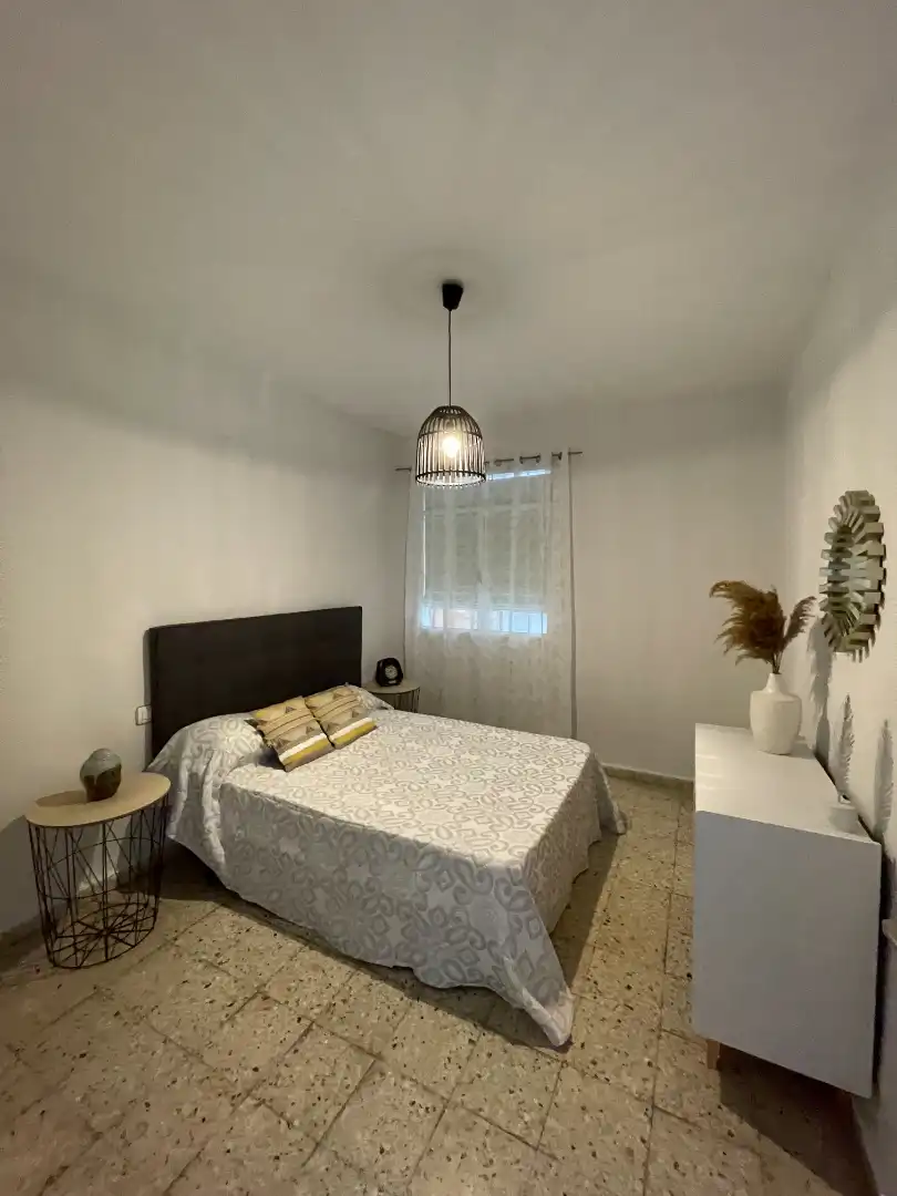 Bedroom of Flat for rent in Plasencia  with Air Conditioner, Terrace and Furnished