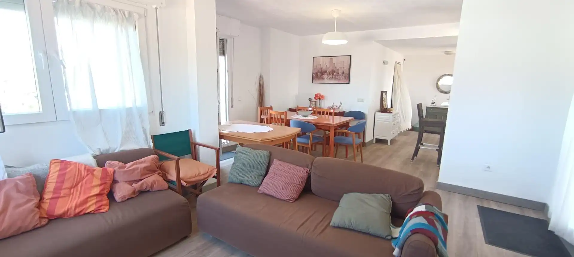Sala d'estar de Pis de lloguer en Calvià amb Terrassa, Moblat i Alarma