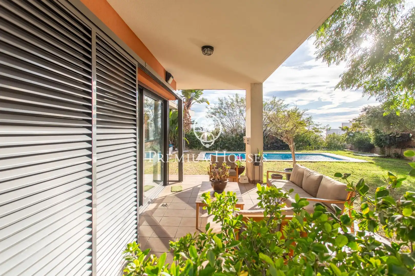 Terrassa de Casa o xalet en venda en Mataró amb Aire condicionat, Parquet i Piscina