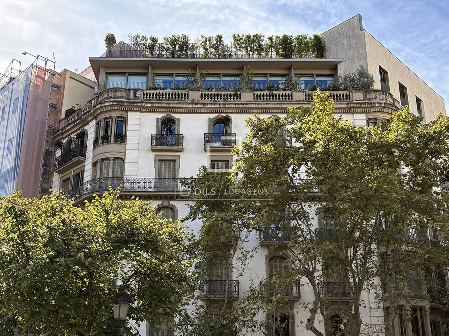 Vista exterior de Piso de alquiler en Eixample