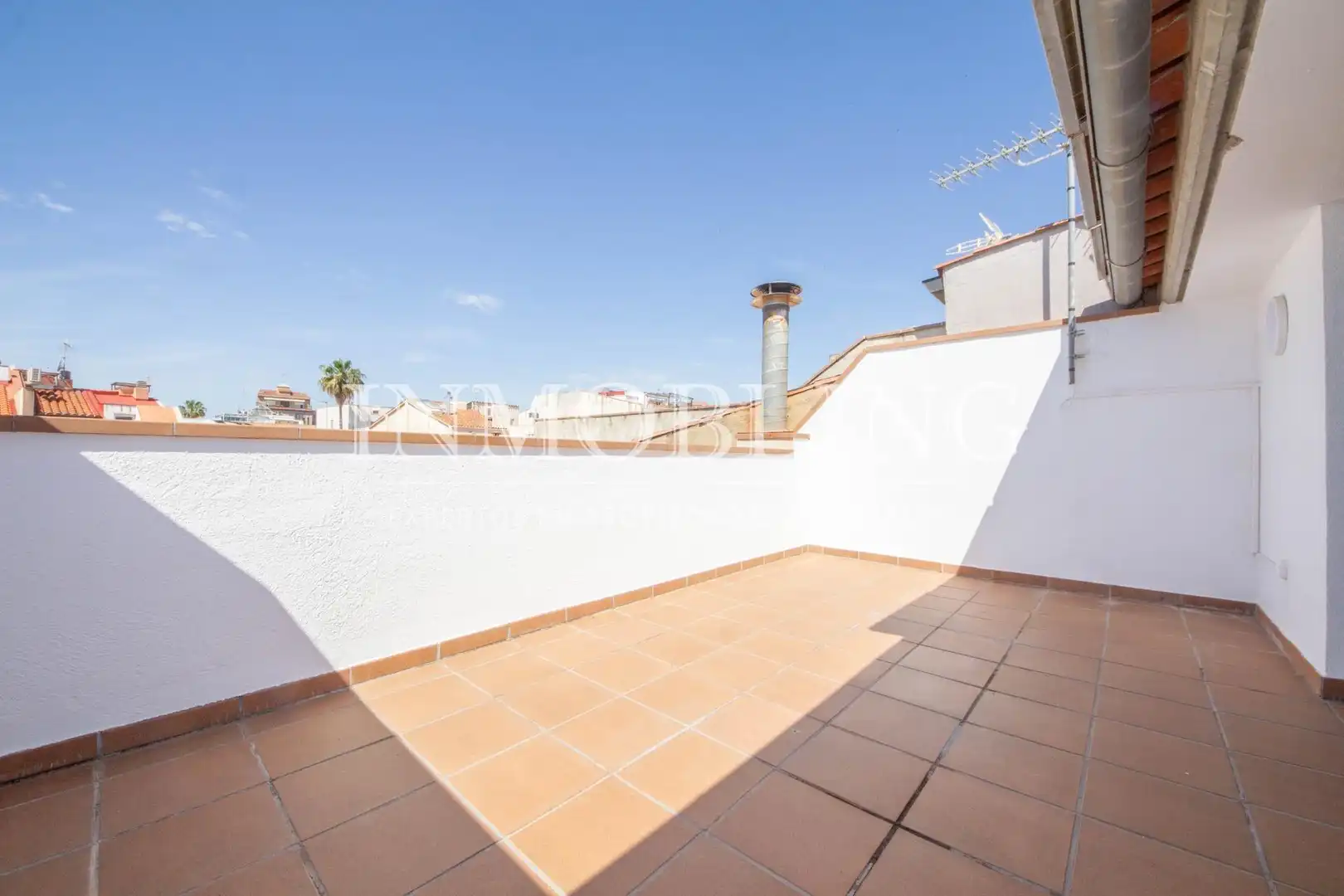 Terraza de Piso de alquiler en Mataró con Aire acondicionado, Calefacción y Parquet