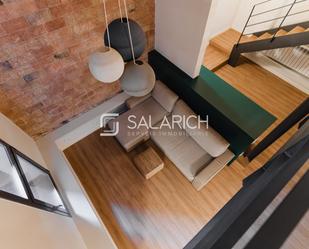 Living room of Flat to rent in  Barcelona Capital  with Heating, Furnished and Balcony