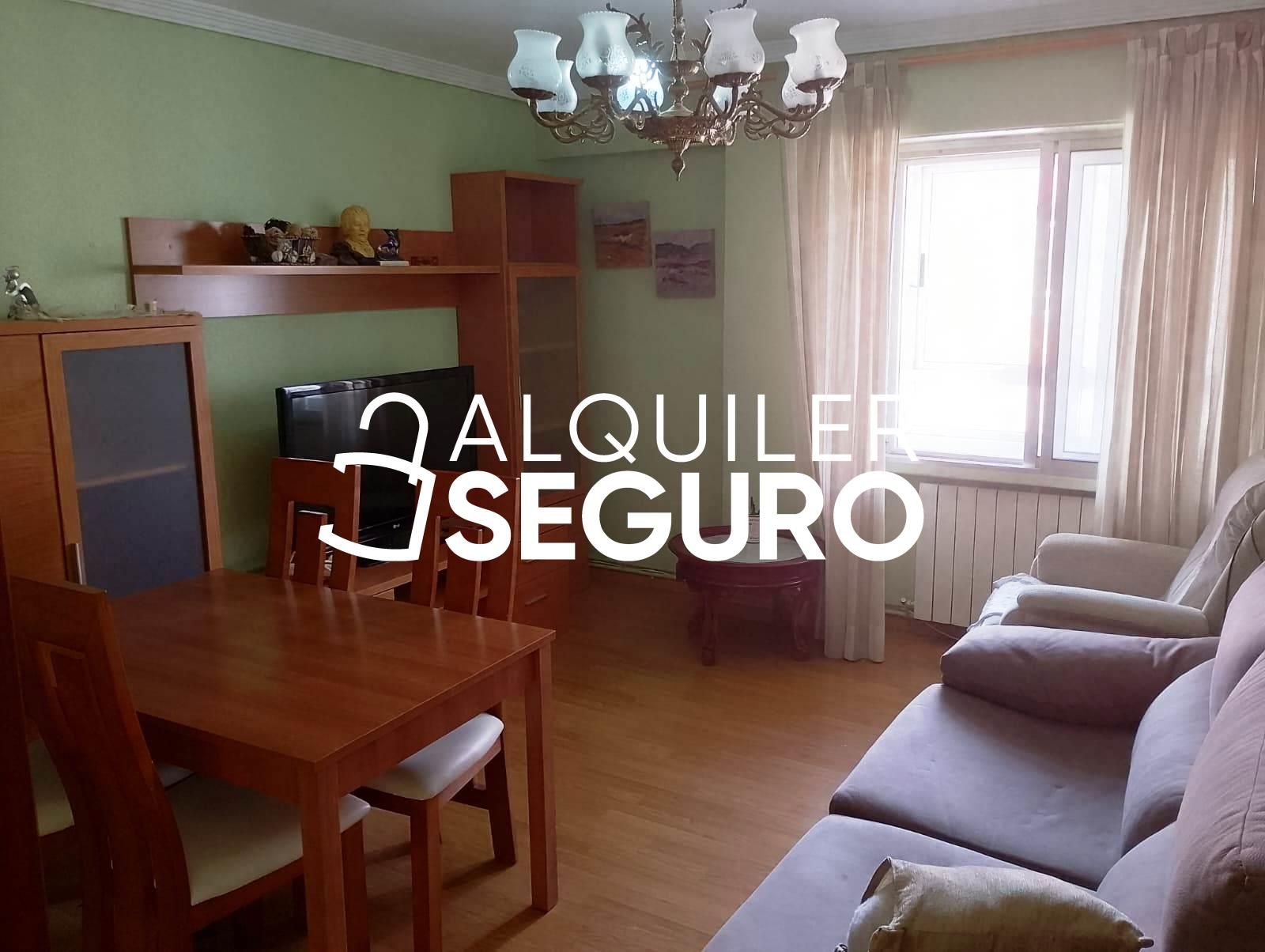 Sala d'estar de Pis de lloguer en Valladolid Capital amb Calefacció i Moblat