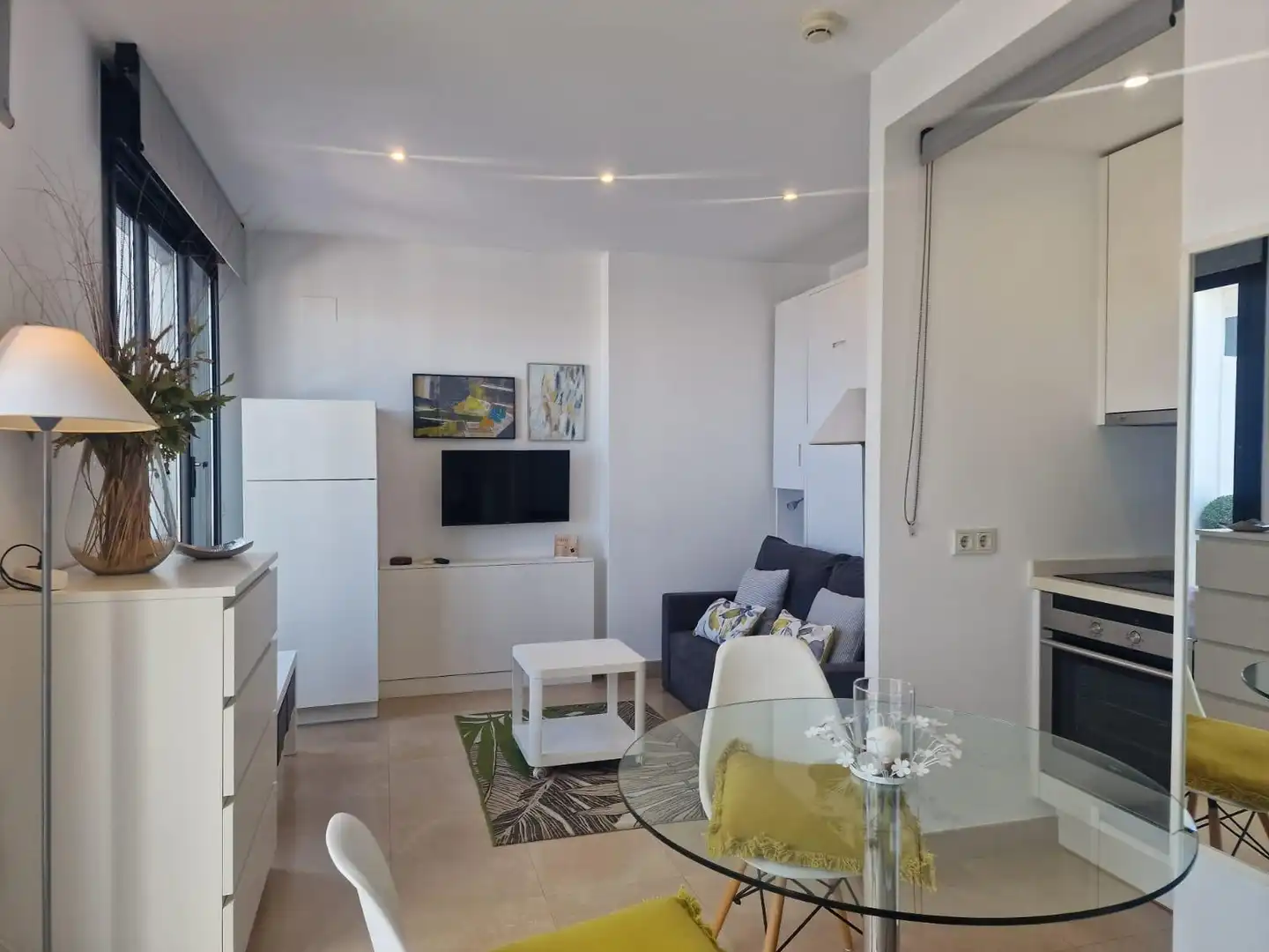 Sala d'estar de Loft de lloguer en Valencia amb Aire condicionat, Terrassa i Traster