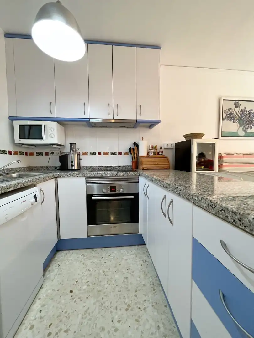 Cocina de Casa adosada en venta en Dénia con Aire acondicionado, Terraza y Piscina