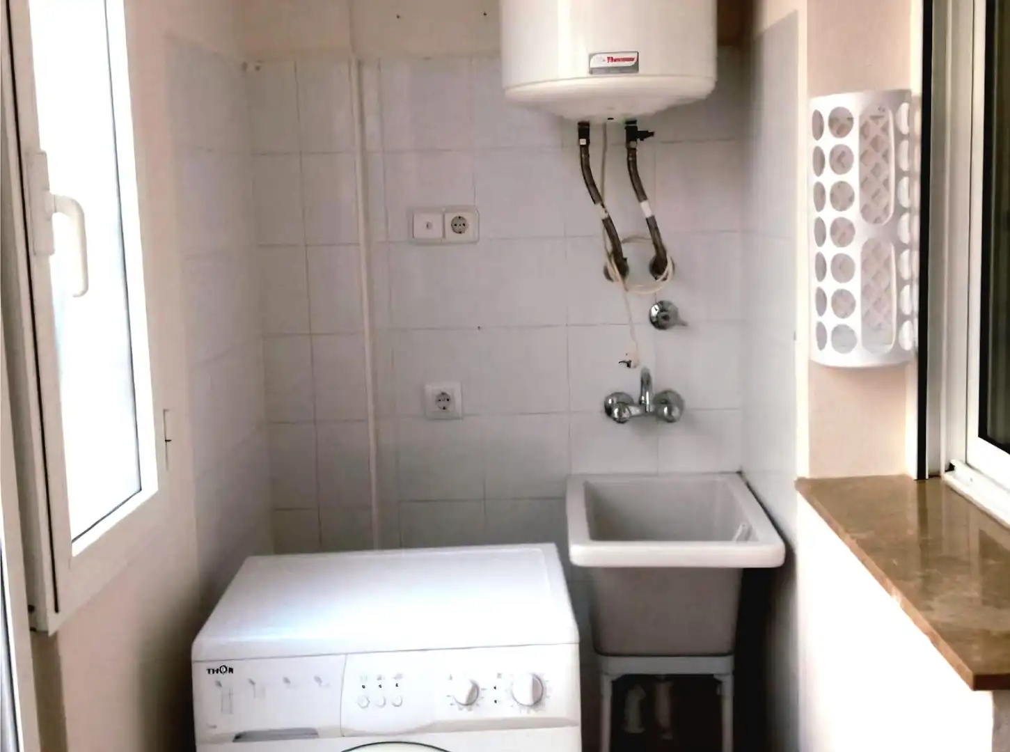 Bany de Apartament en venda en San Javier amb Jardí privat, Moblat i Forn