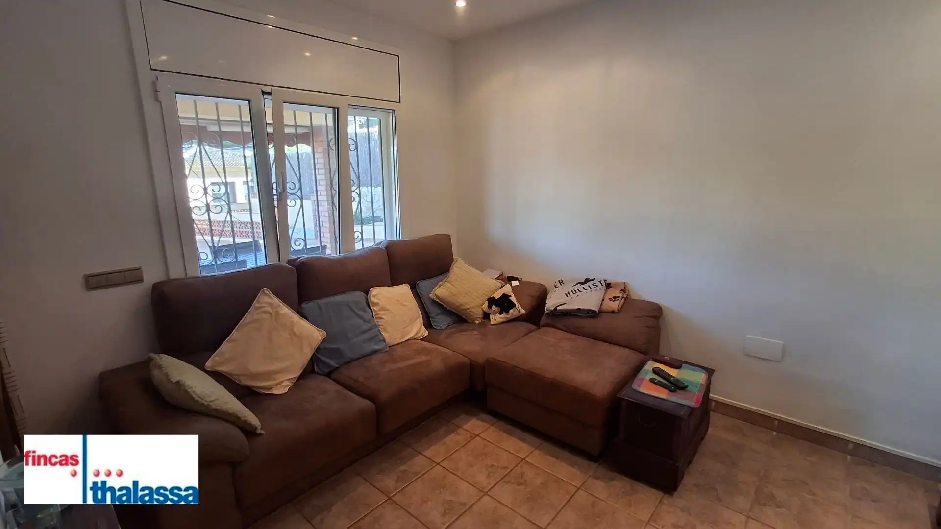 Sala d'estar de Casa o xalet en venda en Lloret de Mar amb Aire condicionat, Calefacció i Jardí privat