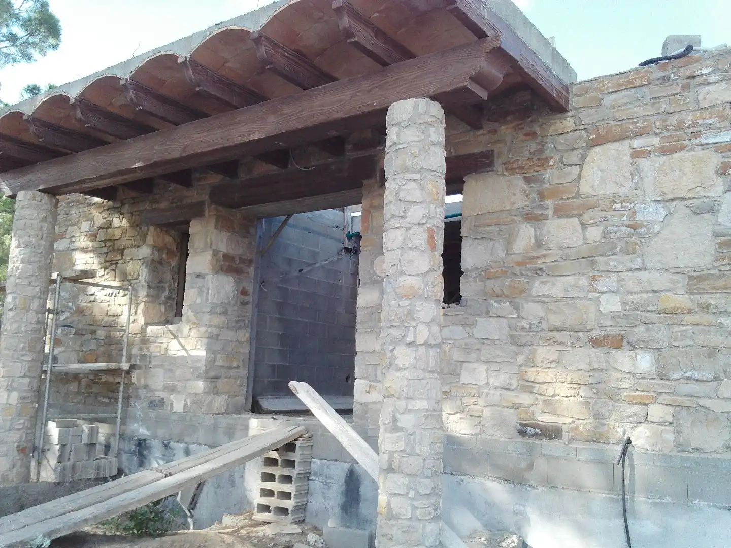 Vista exterior de Casa o chalet en venta en Alcoletge con Terraza