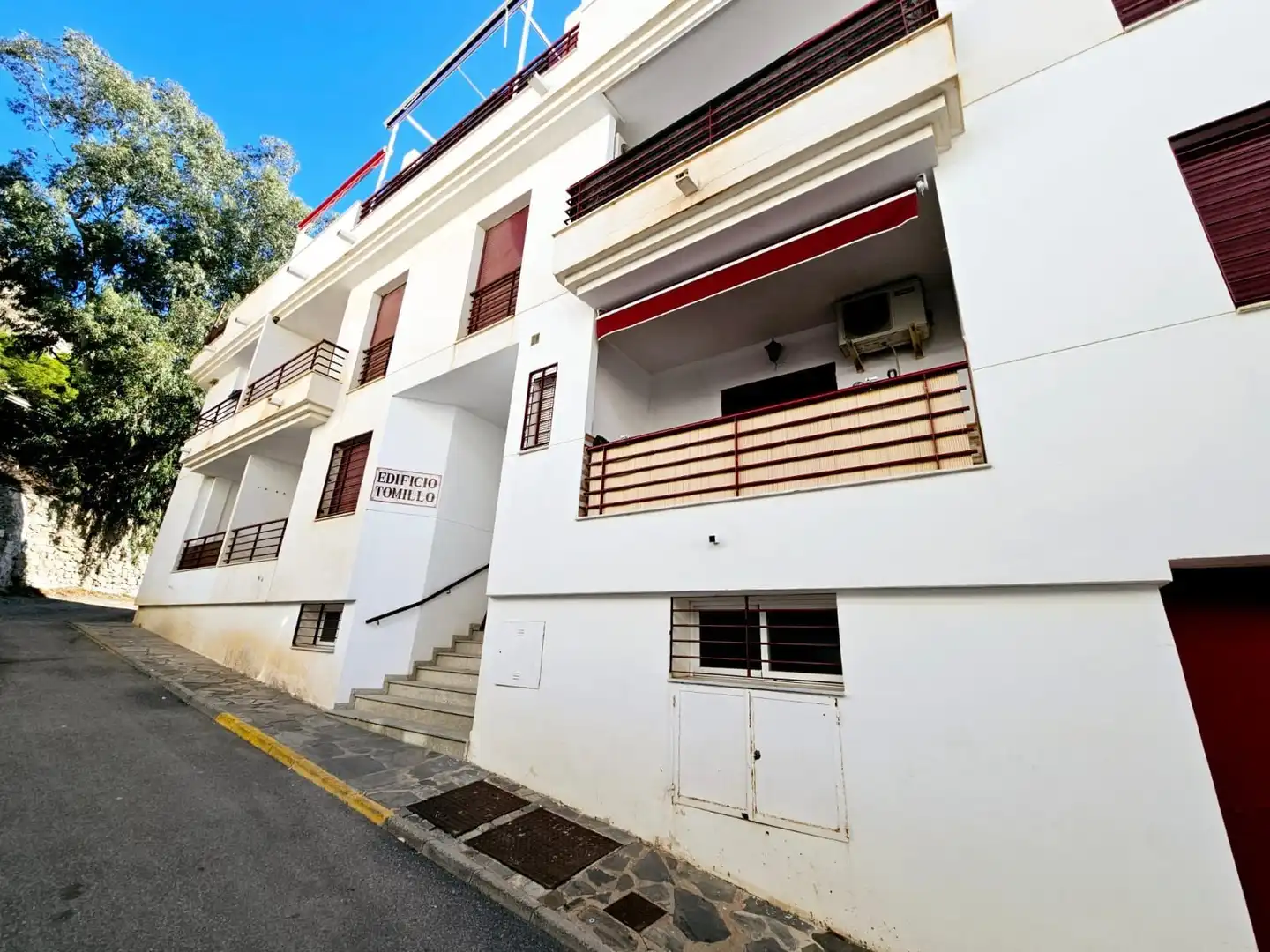 Vista exterior de Piso en venta en Rubite con Terraza y Amueblado