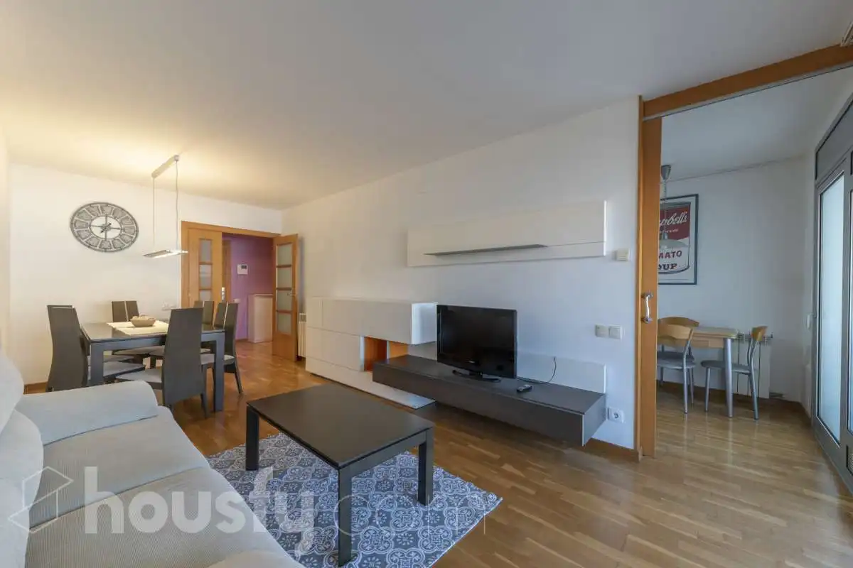 Living room of Flat for rent in Mataró  with Air Conditioner, Heating and Parquet flooring
