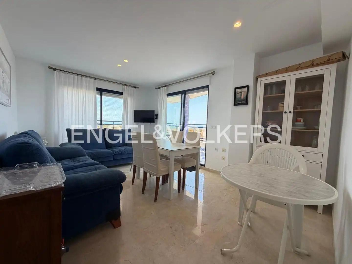 Dining room of Flat for rent in Gandia  with Air Conditioner, Heating and Terrace