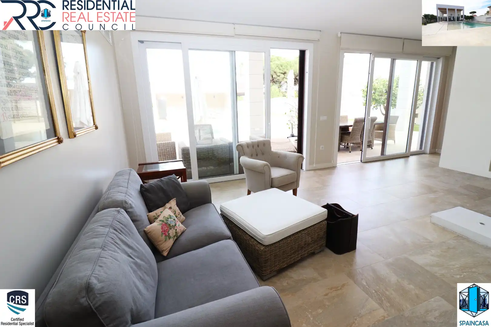 Sala d'estar de Casa o xalet en venda en Aljaraque amb Aire condicionat, Traster i Piscina