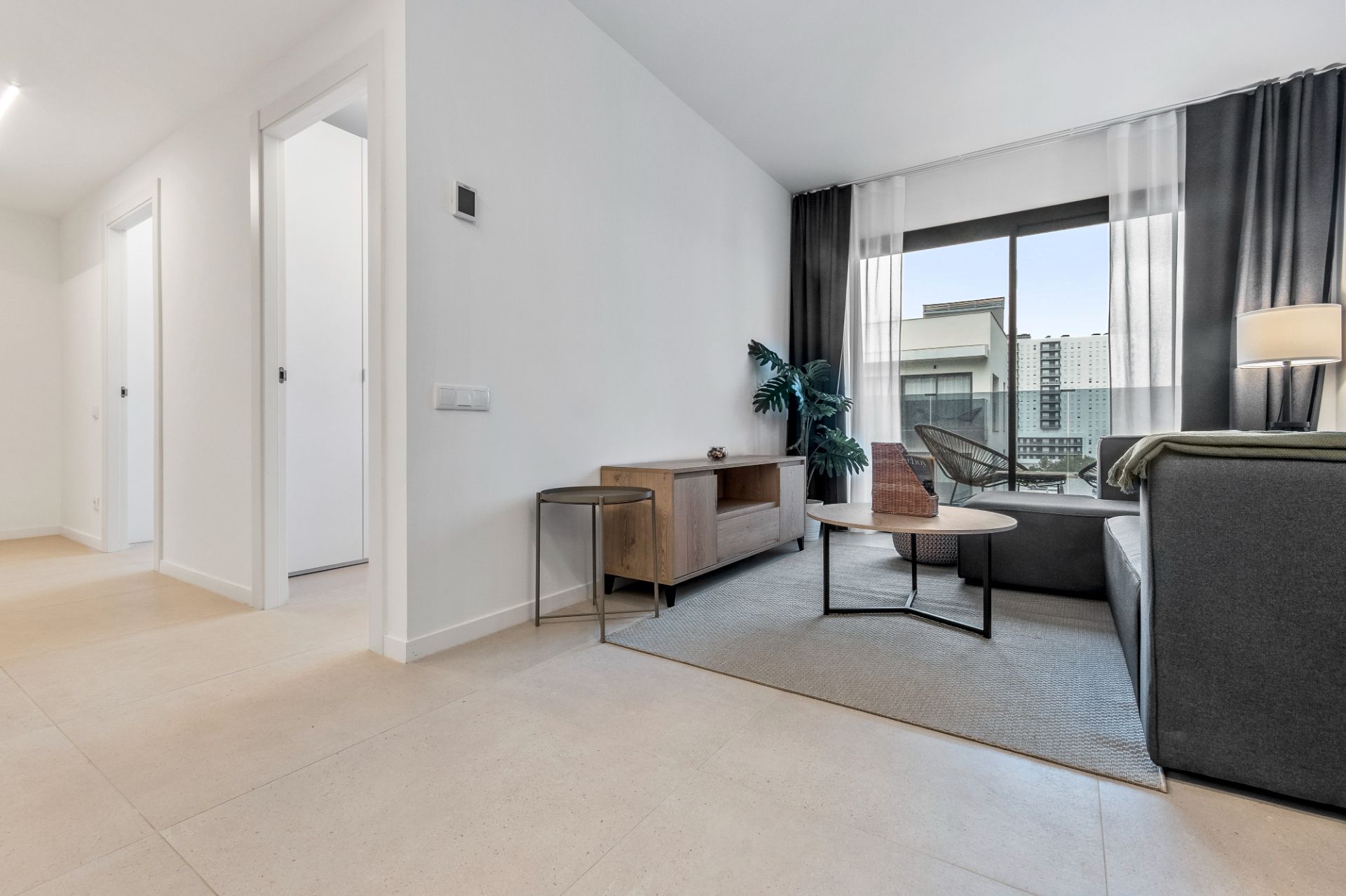 Living room of Flat to rent in  Barcelona Capital  with Air Conditioner, Furnished and Oven