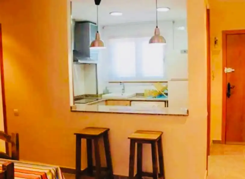Cocina de Apartamento en venta en Jávea / Xàbia con Jardín privado, Amueblado y Piscina comunitaria