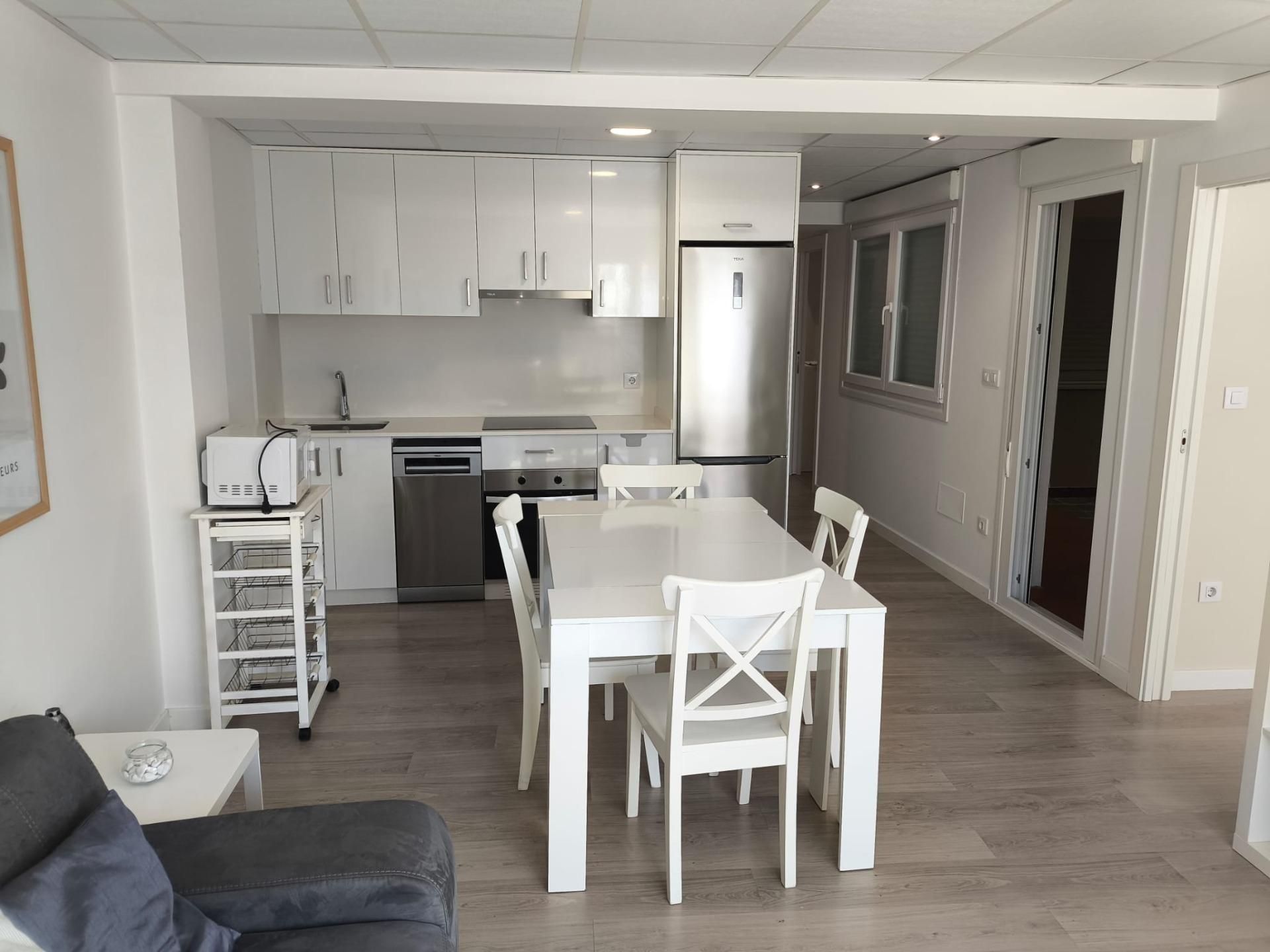 Kitchen of Flat to rent in Carballo  with Heating, Terrace and Storage room