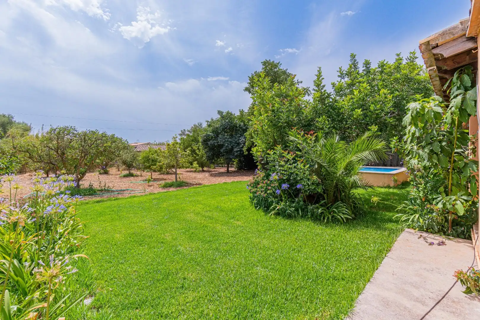 Jardí de Casa o xalet en venda en Pollença amb Aire condicionat, Jardí privat i Terrassa