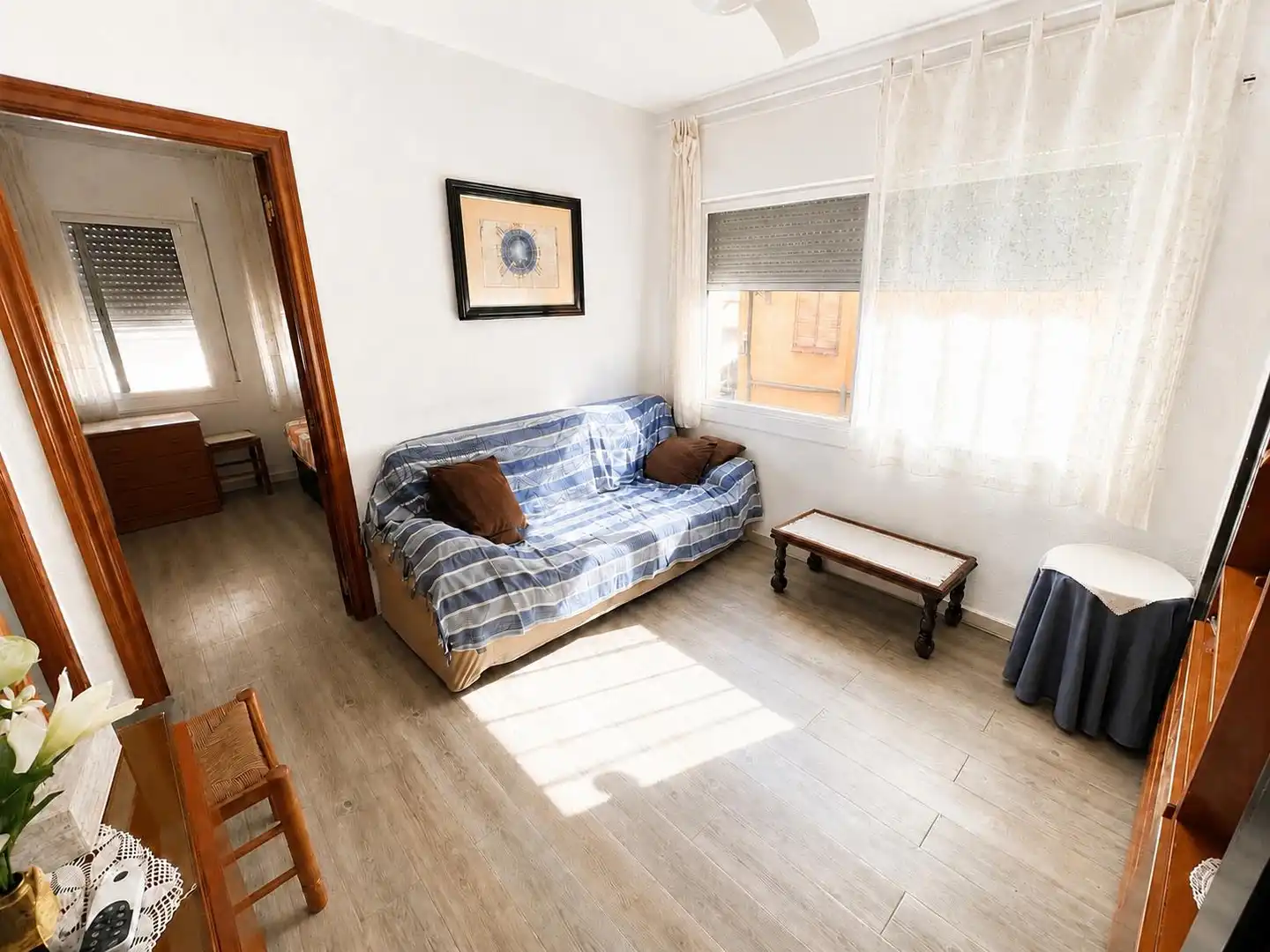 Living room of Flat for sale in El Masnou  with Air Conditioner, Storage room and Oven